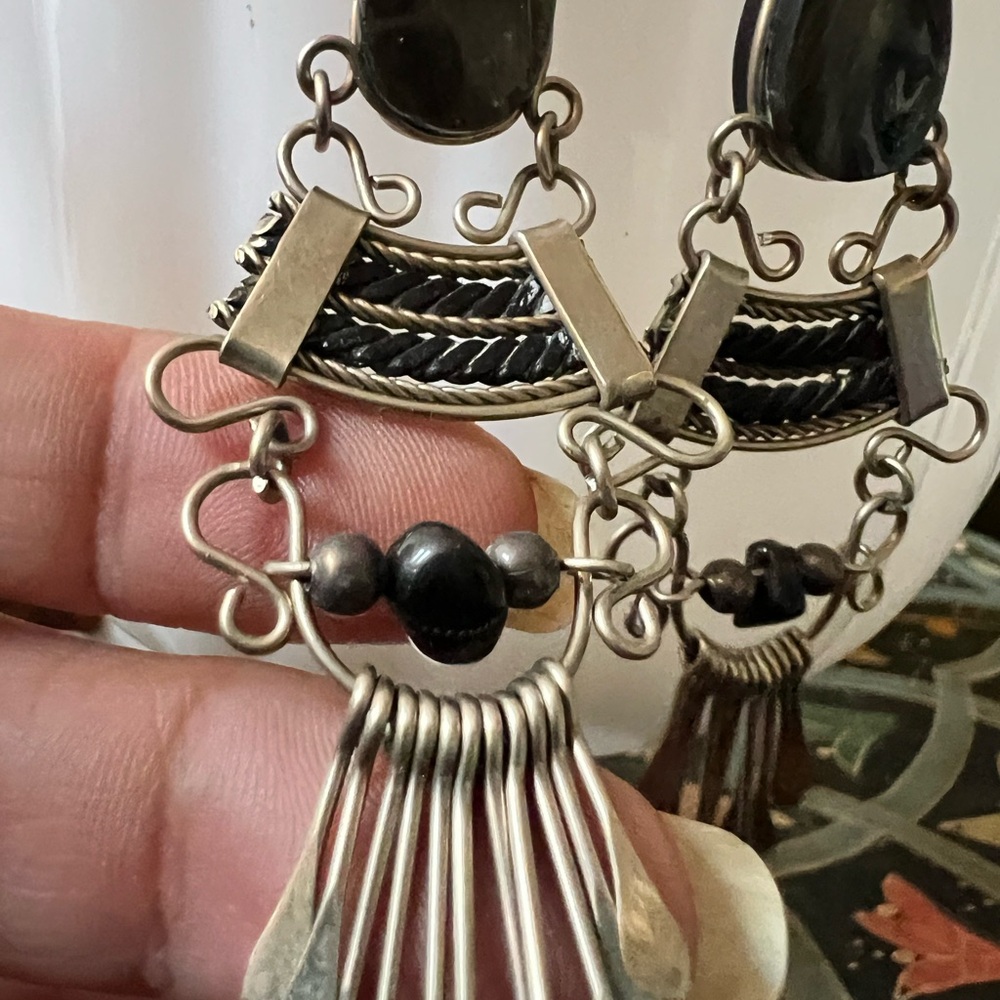 Black onyx Mexican artisanal jewelry